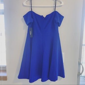Royal blue dress